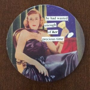 Set of 6 Anne Taintor coasters